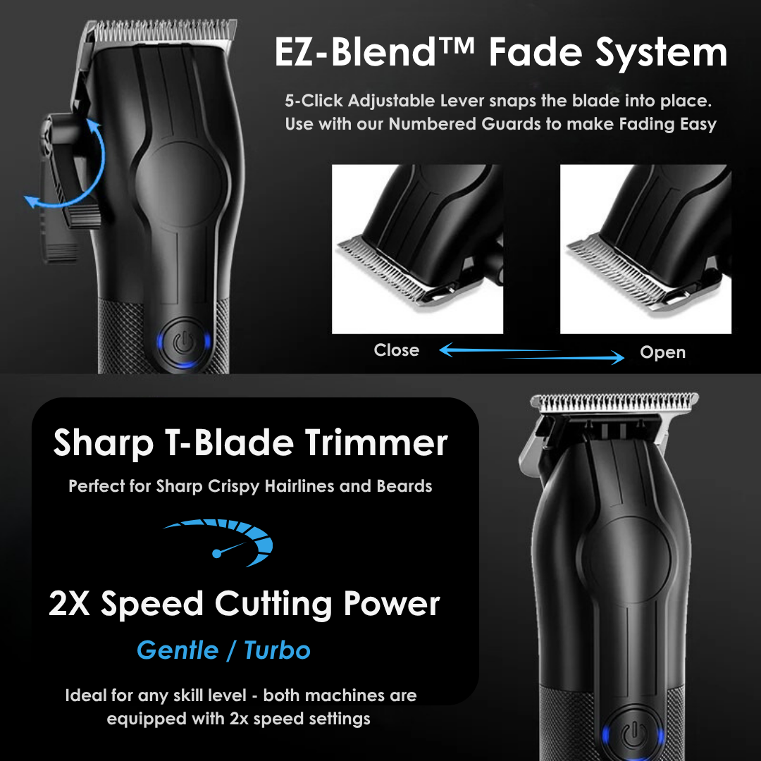B/T Home Fade x Taper Kit | Barber Grade With EZ-Blend™ System