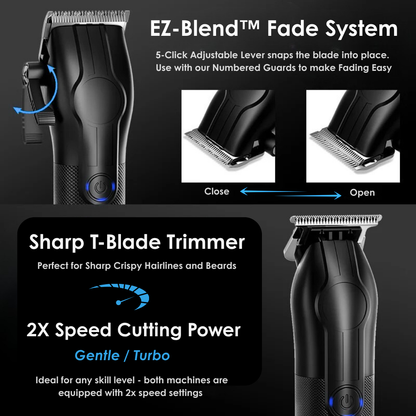 B/T Home Fade x Taper Kit | Barber Grade With EZ-Blend™ System