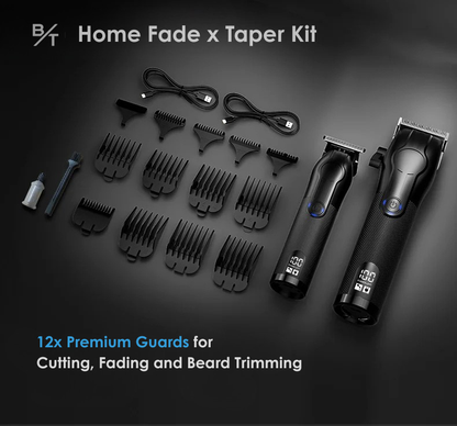 B/T Home Fade x Taper Kit | Barber Grade With EZ-Blend™ System